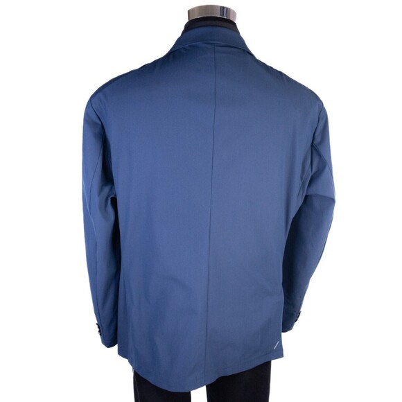 Sene Solid Blue Sport Blazer Unstructured Blazer Jacket Coat Size 52S NWOT - Picture 8 of 14